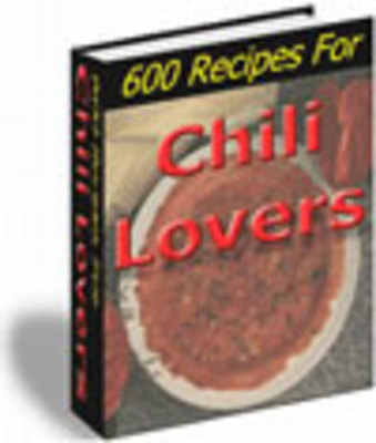 Product picture 600 Recipes For Chili Lovers + resell rights w/mrr