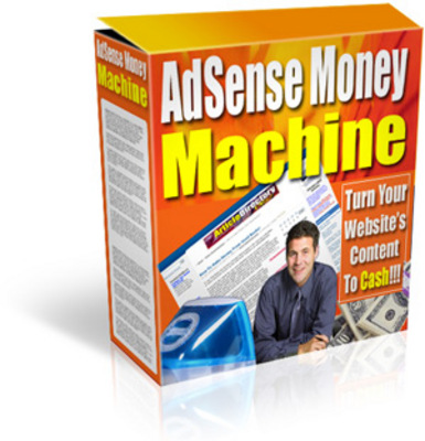 Product picture AdSense Money Machine + resell rights w/mrr