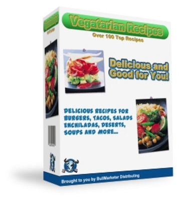 Product picture 125 Vegetarian recipes w/mrr + resell rights