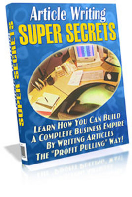 Product picture Article Writing Super Secrets w/mrr 
